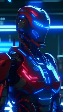 4K. REALISTIC FULL DETAILS. FULL RED BLUE AND WHITE LIGHTS. THEMIS CYBERPUNK