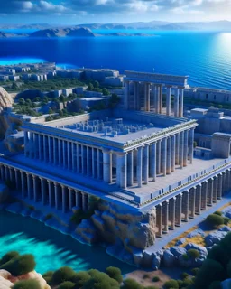 Ancient Greece hyper-detailed hyper-realistic digital art 8k