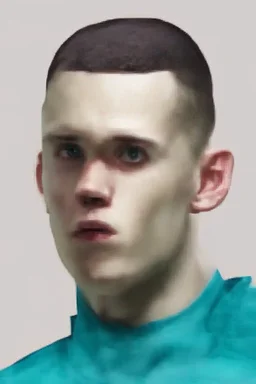 Phil Foden English soccer player cartoon 2d