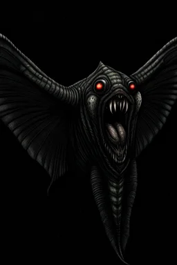 Moth / shark hybrid demon
