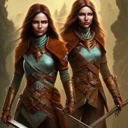 dungeons and dragons, female elf, druid, brown hair, brown eyes, full body, realistic face