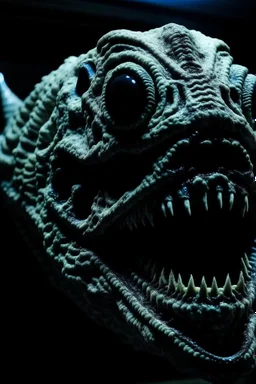Moth / shark hybrid in a body horror movie