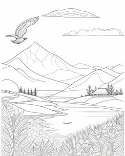 Coloring pages: Unwind, relax, and recharge with the Calmness and Relaxing Landscapes Inner Peace Coloring Book. Experience 60 stress-relieving designs designed for adults and teens. Start coloring your way to tranquility today!