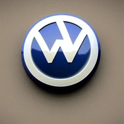 volkswagen brand logo futuristic