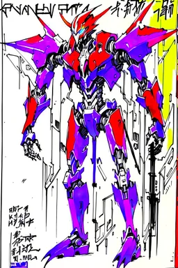 Evangelion Unit-01 as drawn by Todd Mcfarlane