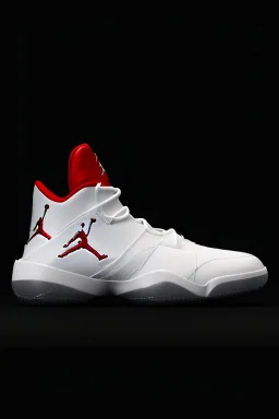 A red Jordan nfl sneaker, futuristic and amazing