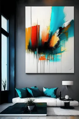 modern painting for canvas wall art