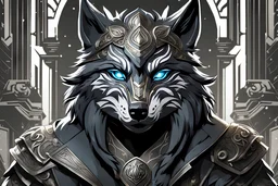 kindred with black wolf mask in 8k anime realistic drawing style, Shinobi custom, rain, apocalypse, intricate details, highly detailed, high details, detailed portrait, masterpiece,ultra detailed, ultra quality