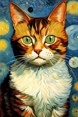 Porträt einer Katze von Van Gogh