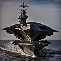 Dodecahedral Aircraft Carrier Launching Aircraft