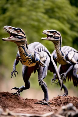 Velociraptors participating ing