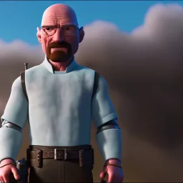 Walter White cyborg, 8k,war robot,