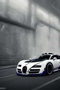 Bugatti Veyron Hyper Sport 2023 Painted with musou black