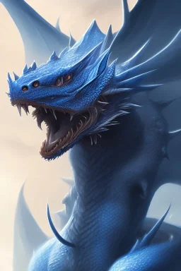 A Blue eyes withe dragon