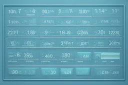 Market Hours and Trading Sessions, flat light blue style