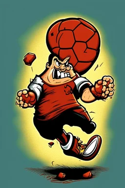 player foot ball coverd by t shirt liver ball club,cartoon 2d