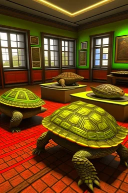 turtle museum 3dmax