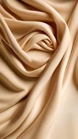 Flat, fabric Chiffon beige