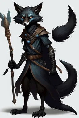 black fox of nine tails humanoid dnd