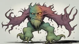 وحش حقيقي مشوش مخيف