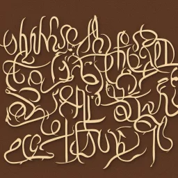 typography of "shena"