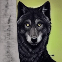 Black wolf