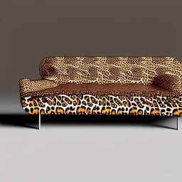 concept art, concept design, sofa with leopard pattern, leopard pattern sofa, retro style sofa, concept, memphis group style, memphis design, beautiful leopard pattern, minimalistic