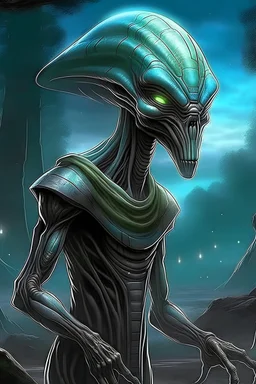 alien mystic on walkabout in star wars universe