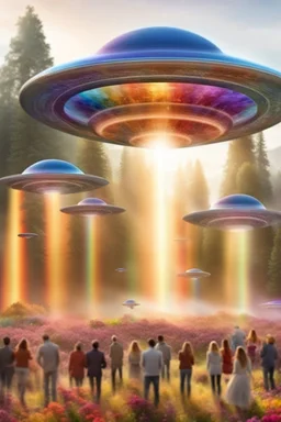 ufos rainbows,beautifuls paysages, fantastic colours, flowers gardens