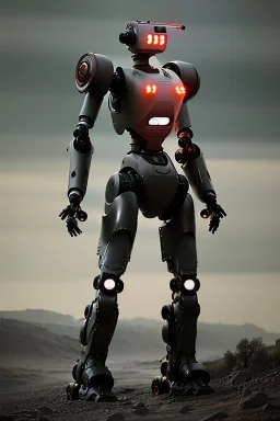 armor robot ai soldier mech dystopian