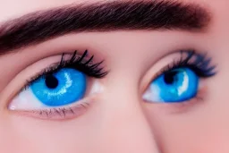 her eyes are a blue million miles