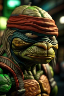 Teenage Mutant Ninja Turtles, professional portrait, hyper realistic, ultra detailed photograph, captured with a 85mm lens, f4. 6, bokeh, ultra detailed, ultra accurate detailed, bokeh lighting, surrealism, urban settin, ultra unreal engine, intricate, kitsch, -- ar 51:81