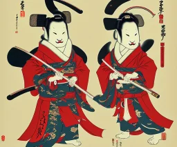 Tengu, ukiyo-e