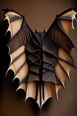 bat wings like accordion bellows