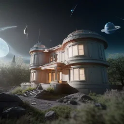 Designing a dream house in outer space could be a fun and rewarding project, and one that allows you to think outside the box and come up with creative solutions to the challenges that come with living in a space environment.