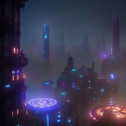 A city from the future with shape of a crescent, steampunk, unreal 5, octane render, cinema4d, dynamic lighting, dramatic lighting, 4k, redshift render, highly detailed, hyper realistic,center camera