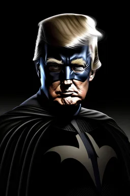 Donald Trump as a batman