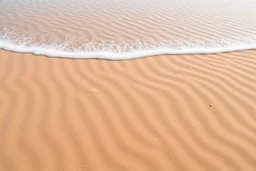 wavy rippled beach sand