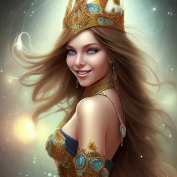 Beautiful women goddess full image smile