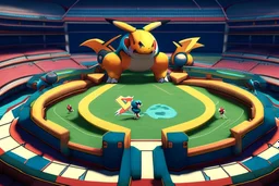 a Pokémon stadium