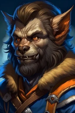 dungeons and dragons wolfman portrait