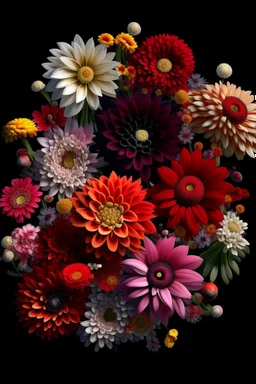 Generate an image of beautiful flowers