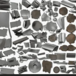 sprite sheet metal scrap, metal trash, metal component