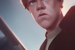 Portrait of Luke Skywalker by Jake Bartok