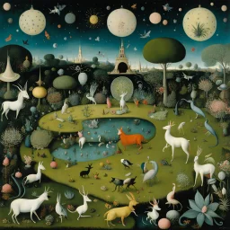 Le Jardin des délices (The Garden of Earthly Delights) Peinture de Jérôme Bosch