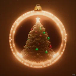 photorealistic and ultra detailed christmas ornament , shiny and bright , chiaroscuro , intricate , hd , 3d , octane render , up lighting , strobe lights , no void