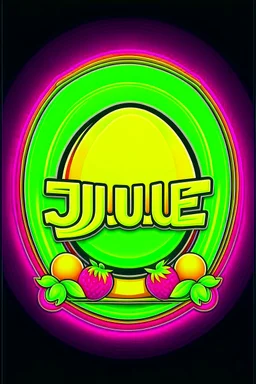 E-Sport logo, Name Juicy, Fruit themed