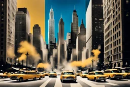Prompt : A striking high-contrast, cinematic photo-style vertical collage that captures the essence of the City. Each letter of "CHICAGO" is represented by a dynamic and vibrant scene, with different iconic landmarks and moments in time. Grand buildings and Parks dominate the background, while smaller scenes such as bustling street life, yellow taxis, and people performing various activities fill the foreground. The overall mood is energetic and lively, with an emphasis on the vibrant spirit of
