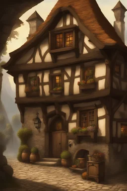 german medieval inn, fantasy