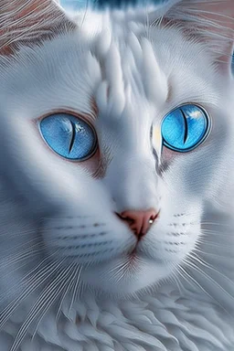 white cat blue eyes